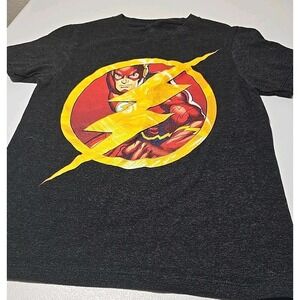 Kid's Dc Comics The Flash T-shirt Size Small Heather Gray